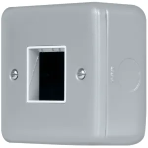 METAL CLAD PRO 1 GANG MINIGRID PLATE - 2 APERTURE