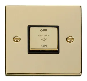 10A INGOT 3 POLE FAN ISOLATION PLATE SWITCH