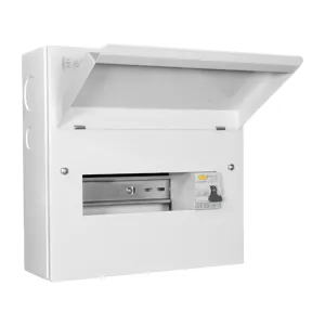 10 Way Consumer Unit with 80A 30mA Type A RCD (8 F