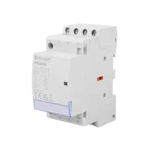 4 Pole 2 Module 25A Contactor, 4 x Normally Open C