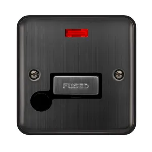 13A INGOT FUSED CONNECTION UNIT WITH NEON & OPTION