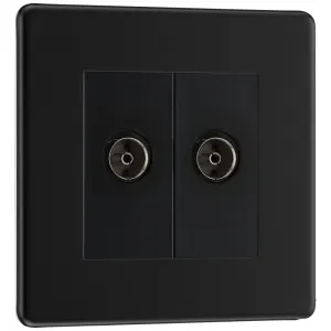 SCREWLESS FLATPLATE MATT BLACK DOUBLE ISOLATED SOC