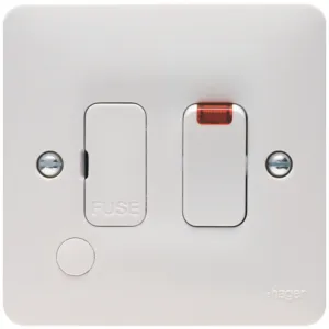 13A FCU SWITCHED LIGHT AND FLEX OUTLET
