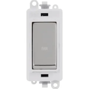 20AX Double Pole Switch Module - Polar White - Pol