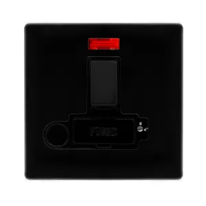 13A SWITCHED LOCKABLE CONNECTION UNIT WITH NEON &