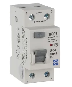 LEWDEN 100A 30MA 2P RCCB TYPE A