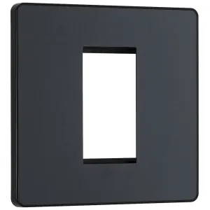 EVOLVE MATT GREY (BLACK) SINGLE EURO MODULE FRONT