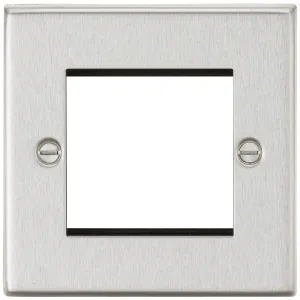2G Modular Faceplate - Brushed Chrome