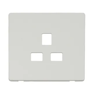 1G 13A SOCKET  PLATE  - MW