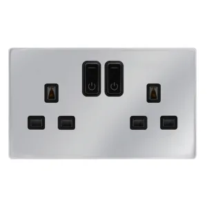 13A 2G RF SMART SOCKET DEFINITY CH BK
