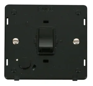 20A DP Switch With Flex Outlet Insert - Black