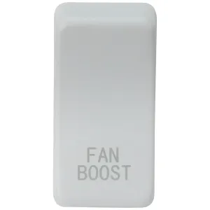 Switch cover marked "FAN BOOST" - Matt White