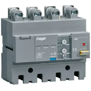 RCD add on P250 4P 160A Idn adj