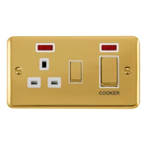 Deco Plus - 50A Cooker Control Unit With Neons - I