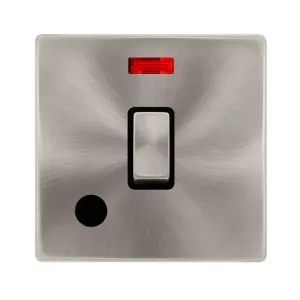 20A INGOT DOUBLE POLE SWITCH WITH NEON & FLEX OUTL