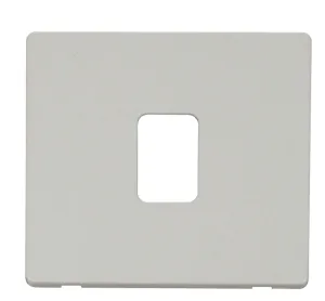 20A DP Switch Cover Plate - White