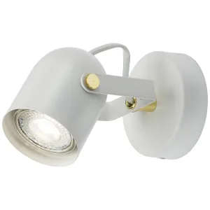 230V GU10 Single Spotlight - Matt White