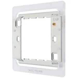 GRID FRAME 1 + 2 GANG - FOR SCREWLESS METAL
