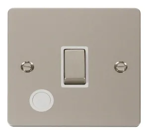 Ingot 20A 1 Gang DP Switch + Flex Outlet   - White