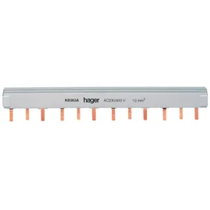 Insulated busbar 3P prong 10mm-  12M