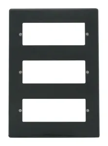 18 Gang Minigrid Front Plate - Anthracite Grey