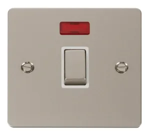 Ingot 20A 1 Gang DP Switch  + Neon  - White