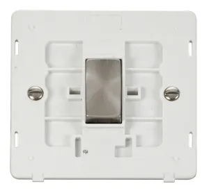 Ingot 10AX 1 Gang Intermediate Switch Insert - Whi