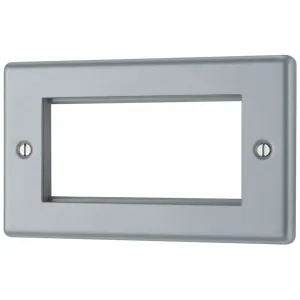 METAL CLAD QUADRUPLE RECTANGULAR EURO MODULE  FRON