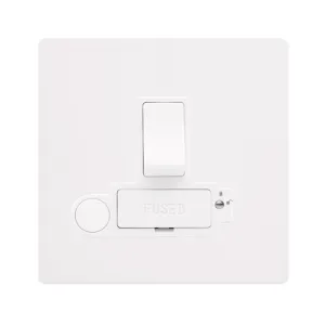 13A SWITCHED LOCKABLE CONNECTION UNIT WITH OPTIONA