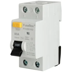 TYPE A 80A 100mA 2P RCD