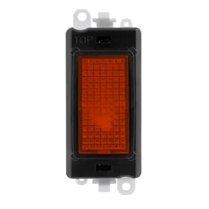 240V~ Amber Indicator Module - Black
