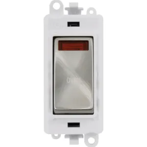 20AX Double Pole Switch With Neon Module - Polar W