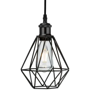 Pendant Cage - Matt Black
