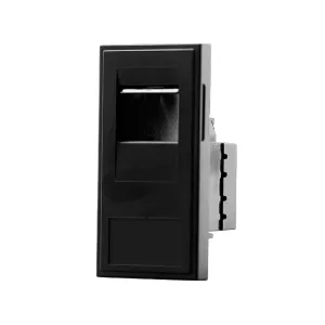 RJ45 CAT-6A OUTLET MODULE - BLACK
