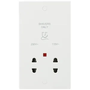 115/230V Dual Voltage Shaver Socket with Neon