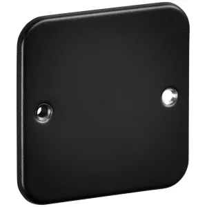 Metalclad 1G Blanking Plate - Textured Sand Black