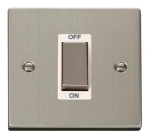 Deco - 50A 1 Gang Double Pole Switch - Ingot Rocke
