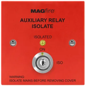 AUXILIARY ISOLATOR RELAY SWITCH RED