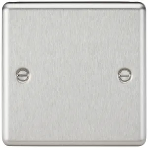 1G Blanking Plate - Brushed Chrome