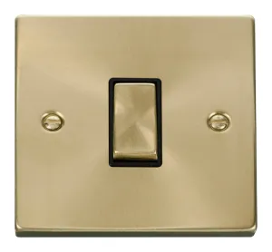 1 Gang Intermediate 'Ingot' 10AX Switch - Black