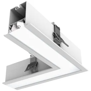 CONTOUR WHITE RAL 9016 RECESSED LINEAR 314.2MM 600