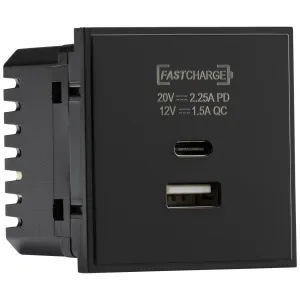 Dual USB A+C Charger Module (20V DC 2.25A Max. 45W