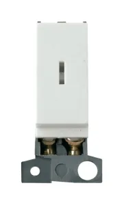 2 Way 10AX Keyswitch - Click White