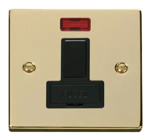 13A Fused Switched Connection Unit With Neon - Bla