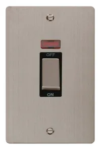 Define - 50A 2 Gang Double Pole Switch With Neon (