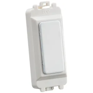 Blank grid module - matt white