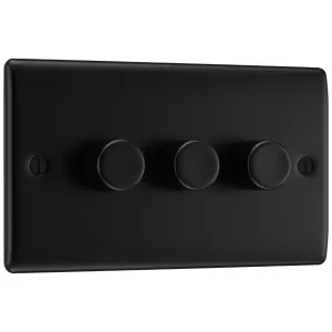 NEXUS METAL MATT BLACK TRIPLE INTELLIGENT LED DIMM