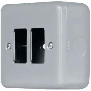 METAL CLAD PRO 2 GANG GRIDPRO FRONT PLATE