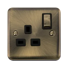 13A Ingot 1 Gang DP Switched Socket