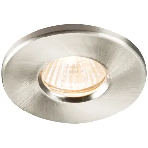 IP65 GU10 Recessed Downlight - Brushed Chrome